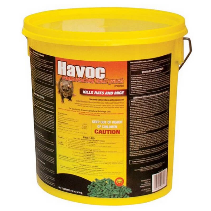 Havoc Rat Poison Pellets 40 Ct