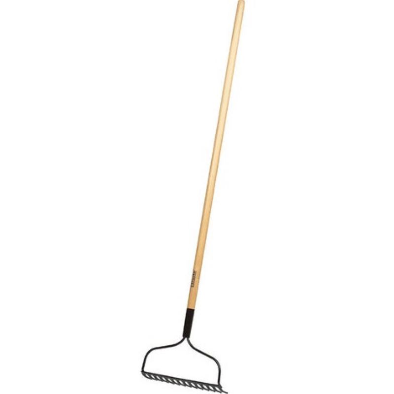 Home Plus 14 Tine Steel Bow Rake Wood Handle 54 in