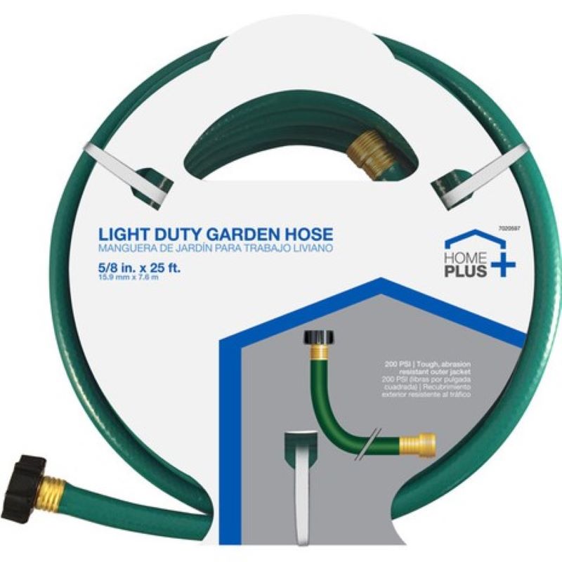 Home Plus 5/8 Light Duty Hose Green 25 foot