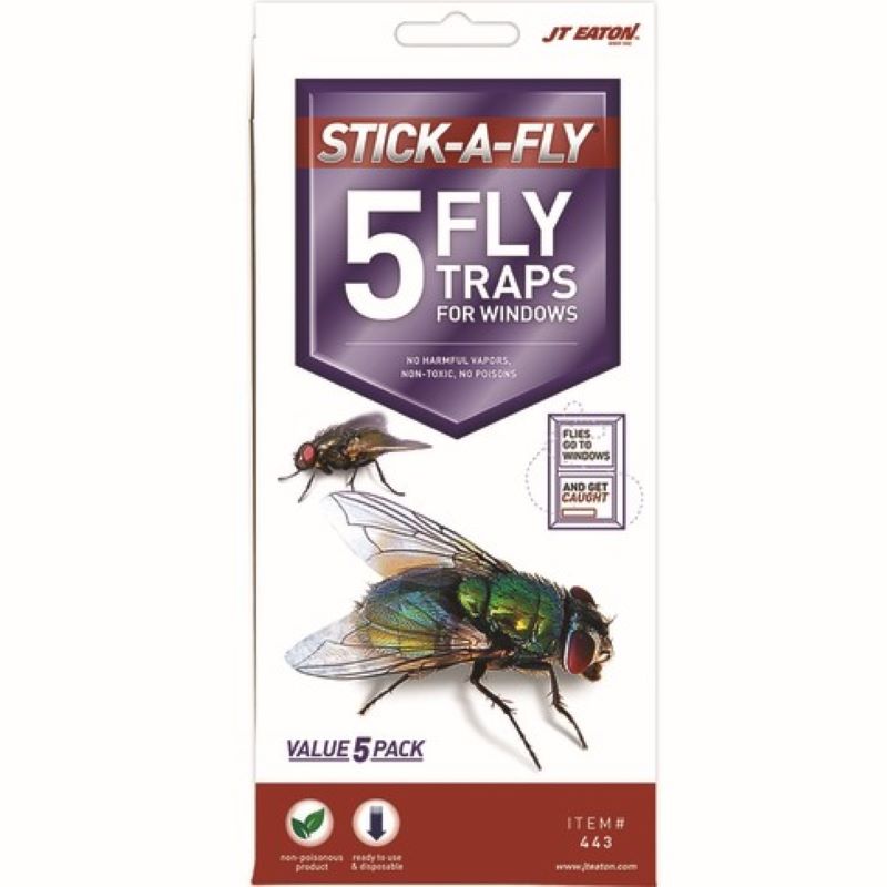 JT Eaton Stick A Fly Fly Trap 5 pk