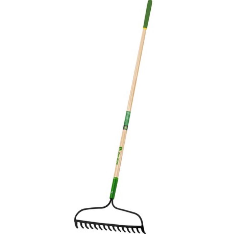 John Deere 15 Tine Steel Bow Rake Wood Handle 66x17