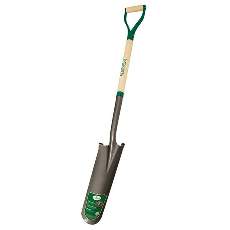 Landscapers Select Drain Spade D Grip Wood Handle