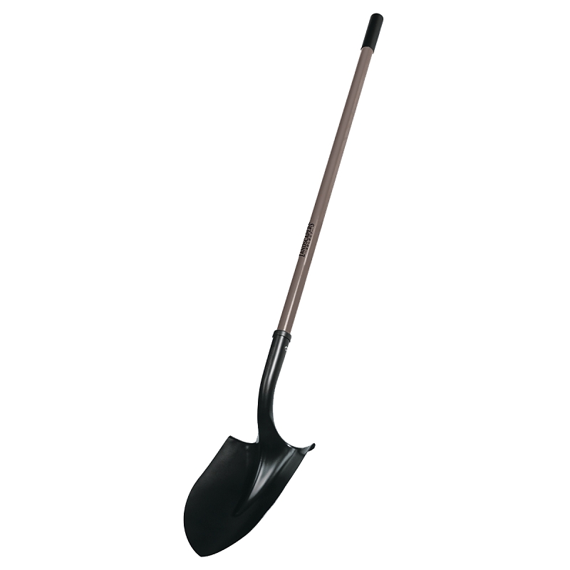 Landscapers Select Round Point Long Fiberglass Handle Shovel