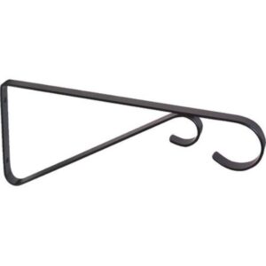 Landscapers Select Steel Black Hanging Plant Bracket 9 in