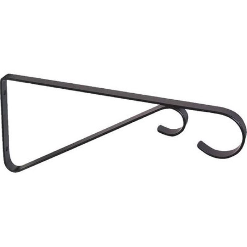 Landscapers Select Steel Black Hanging Plant Bracket 9 in