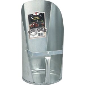 Little Giant Steel Feed Scoop 6 qt