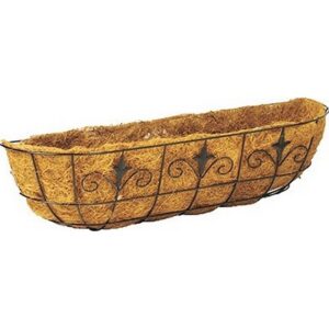 Living Accents Steel Window Planter Black 30