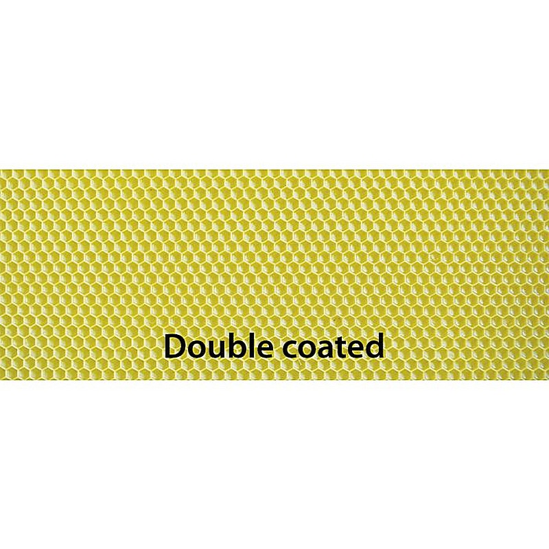 Medium 5 1/2 X 16 3/4 Double Coated Yellow Plasticell