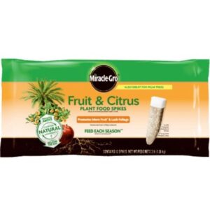 Miracle Gro Fruit & Citrus Plant Food Spikes 12 pk