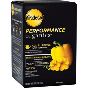 Miracle Gro Performance Organics Granules All Purpose Plant Food 1 lb