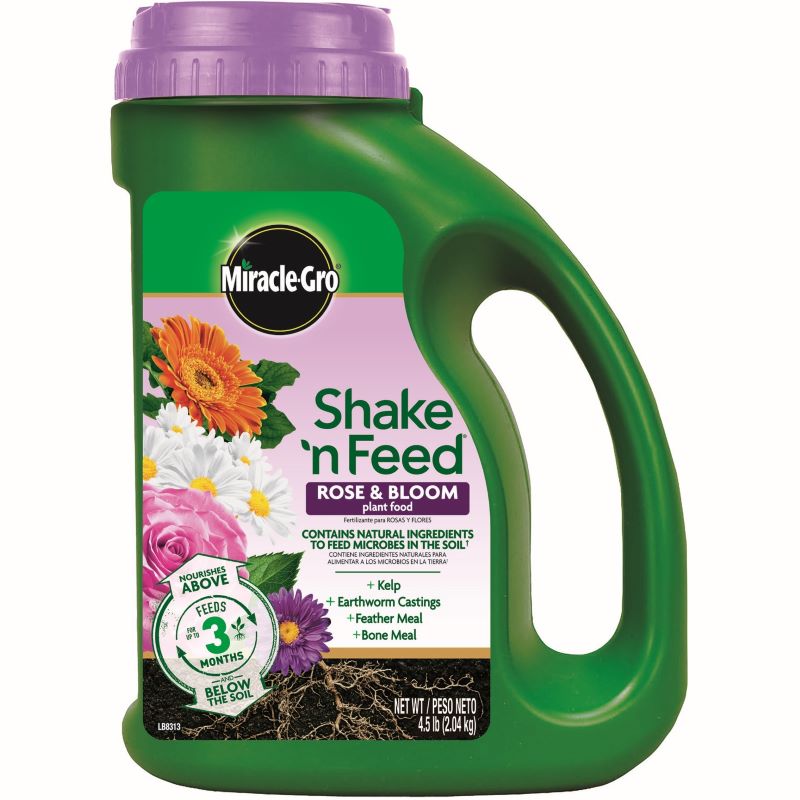 Miracle Gro Shake 'n Feed Rose & Bloom Plant Food 4.5 lb
