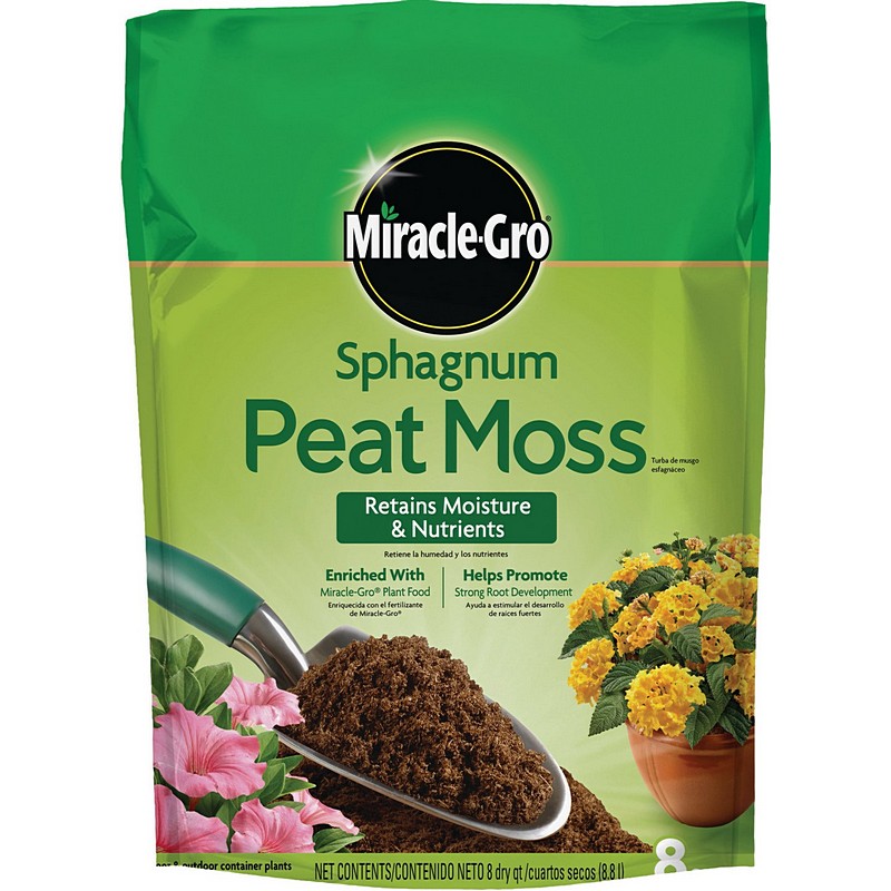 Miracle Gro Sphagnum Peat Moss 8 qt