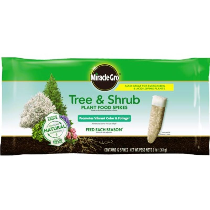 Miracle Gro Tree & Shrub Plant Food Spikes 12 pk