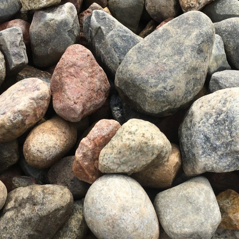 Multicolor Creek Rock 2-4 in