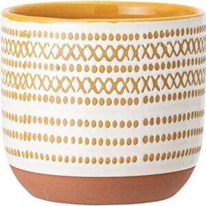 Mustard Pattern Planter 4 in