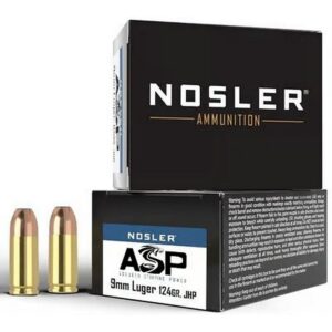 Nosler Luger 9mm 124 Grain 20 Ct