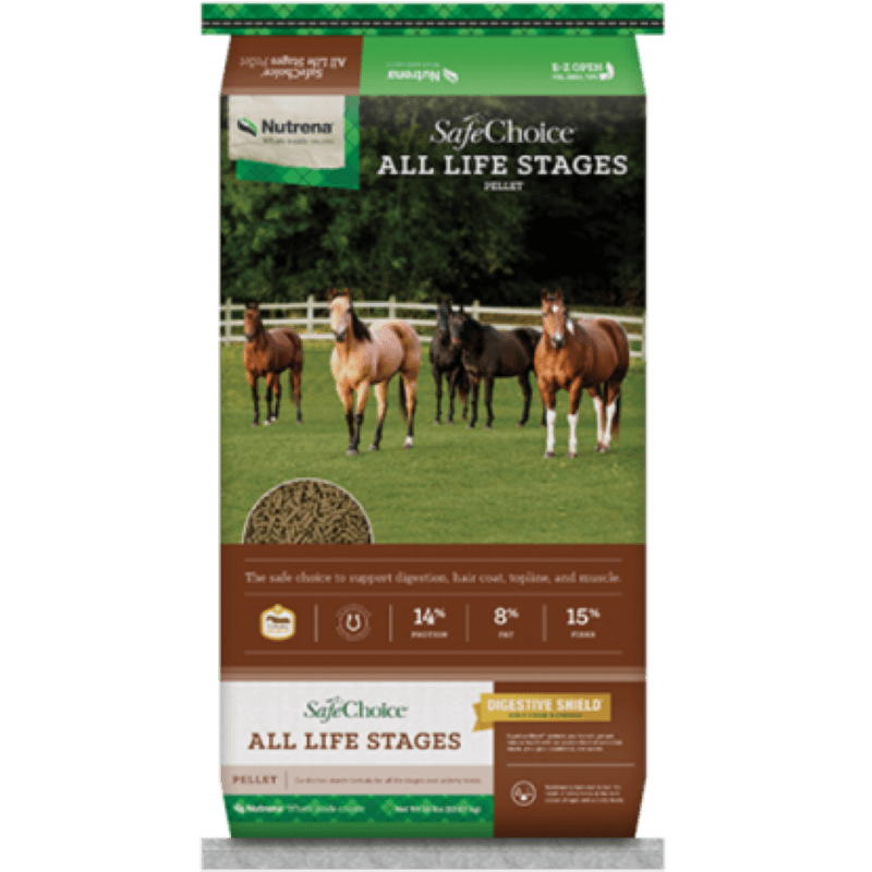 Nutrena Safechoice All-Life Horse Feed 50 lb