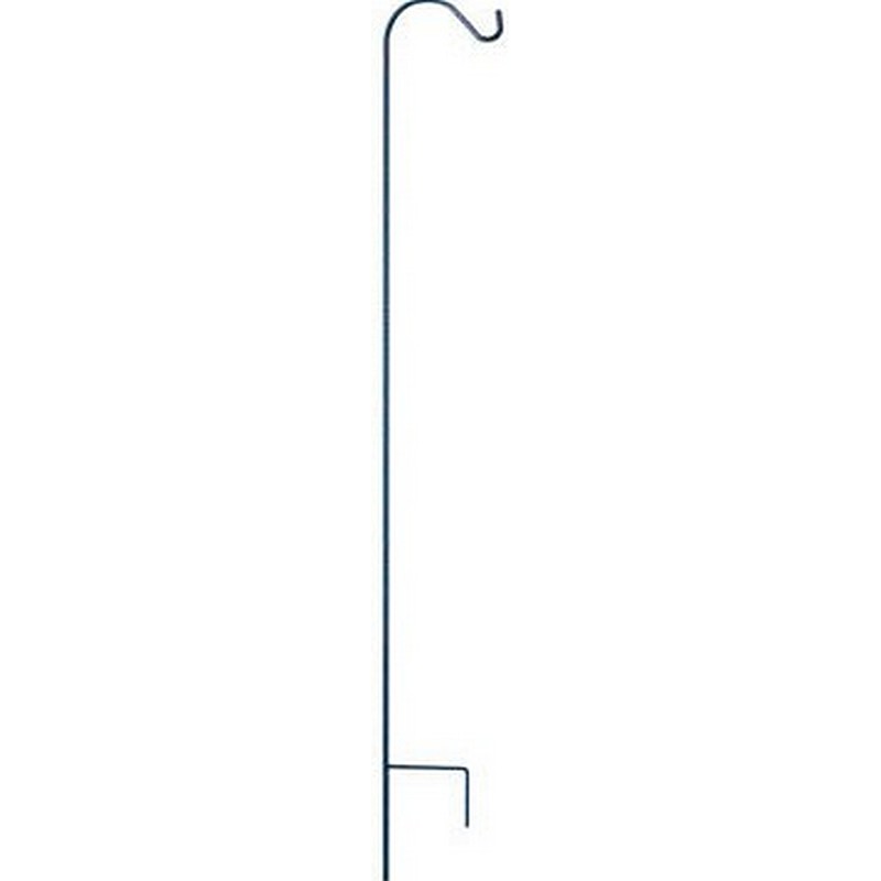 Panacea Black Steel Shepard Hook Plant Hanger 84 in