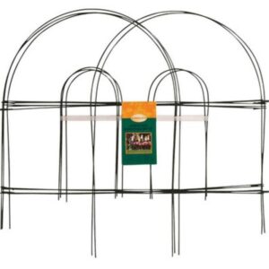 Panacea Metal Folding Garden Fence Green 10x18