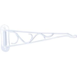 Panacea White Steel Swivel Plant Hook Bracket 10 in