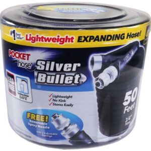Pocket Hose Silver Bullet 3/4 Expanding Hose Black 50 foot