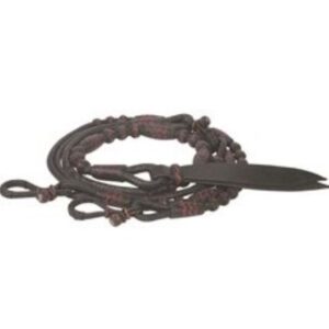 Rawhide Trimmed Show Horse Reins