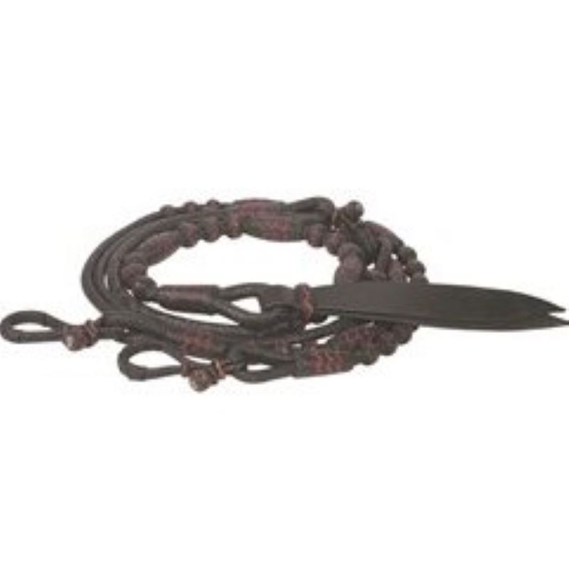 Rawhide Trimmed Show Horse Reins