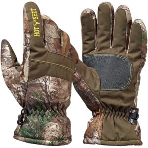 Realtree Hot Shot Men’s Camo Defender Gloves