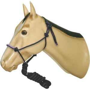 Rope Halter with Stud Noseband Horse Lead