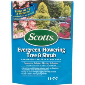 Scotts Evergreen Flowering Tree And Shrub Plant Food 3 Lb