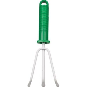 Steel 3 Tine Hand Cultivator Poly Handle
