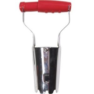 Steel Adjustable Hand Bulb Planter Poly Handle 9 in
