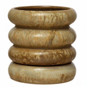 Stoneware Butterscotch Planter Saucer