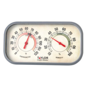 Taylor Plastic Thermometer and Humidity Reader