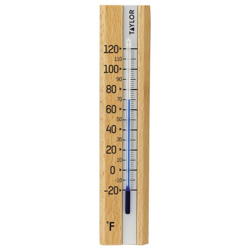 Taylor Wood Cased Tube Thermometer 6.5 in