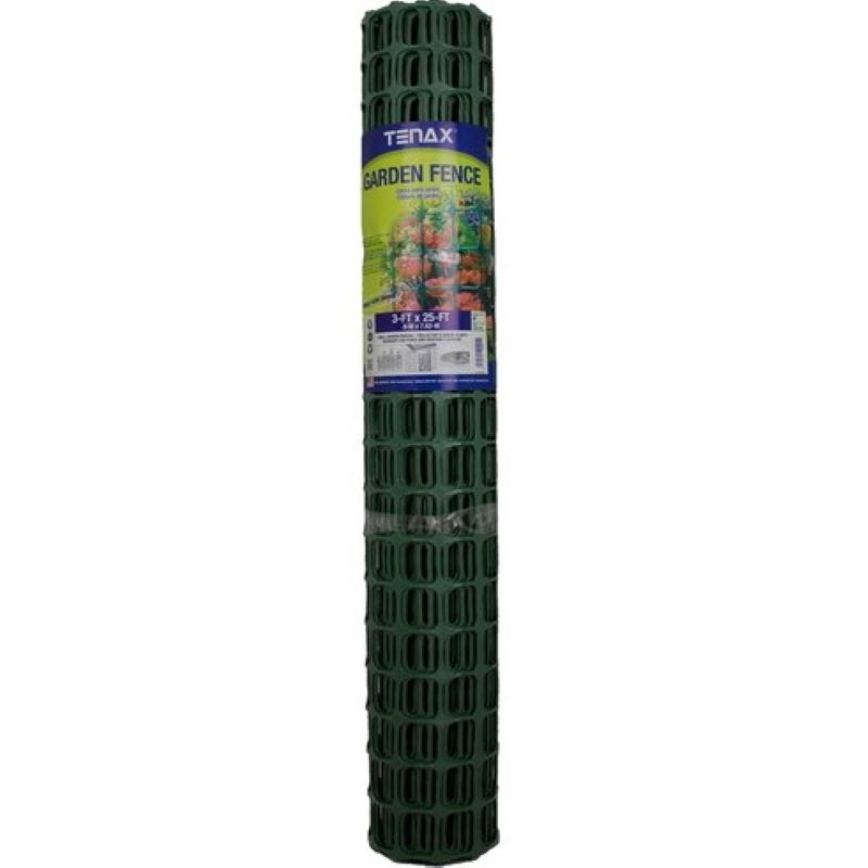 Tenax Garden Fence Green Polypropylene 3x25 feet