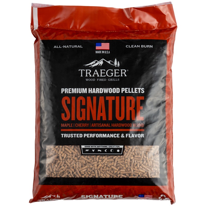 Traeger Signature Hardwood Pellets Cherry Hickory Maple 20 lb
