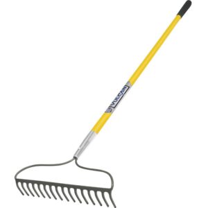 Vulcan 16 Tine Steel Bow Rake Fiberglass Handle 60 in
