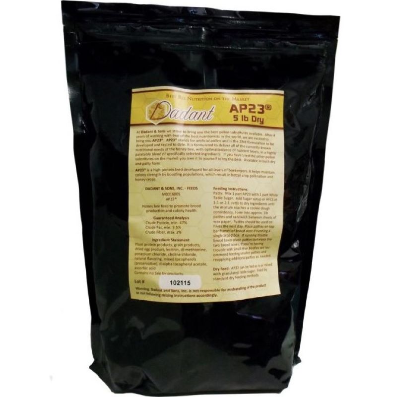 AP23 Pollen Substitute Dry 5 lb for Bees