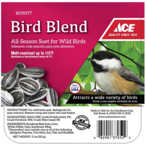 Ace Bird Blend Suet Cake 11 oz