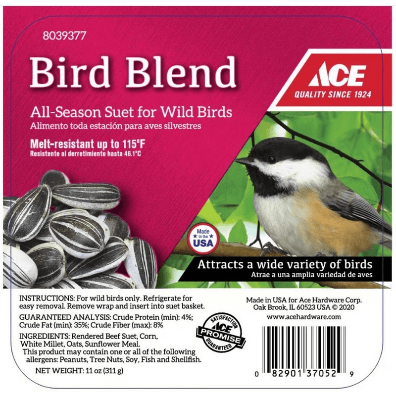 Ace Bird Blend Suet Cake 11 oz