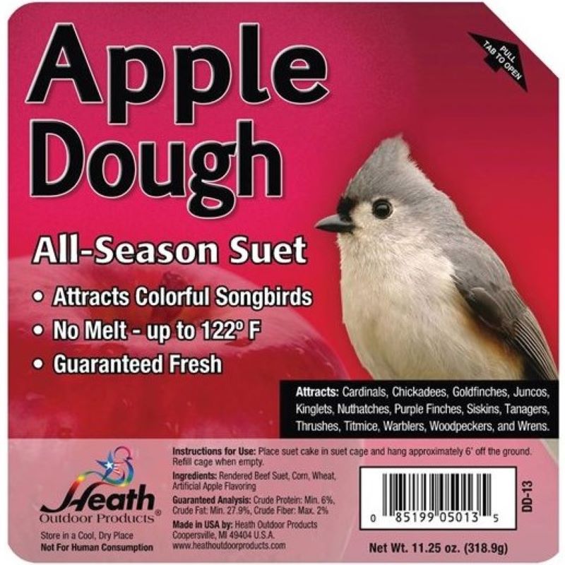 Apple Dough Suet Cake Bird Food