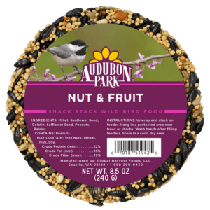 Audubon Park Nut & Fruit Snack Stack for Wild Birds
