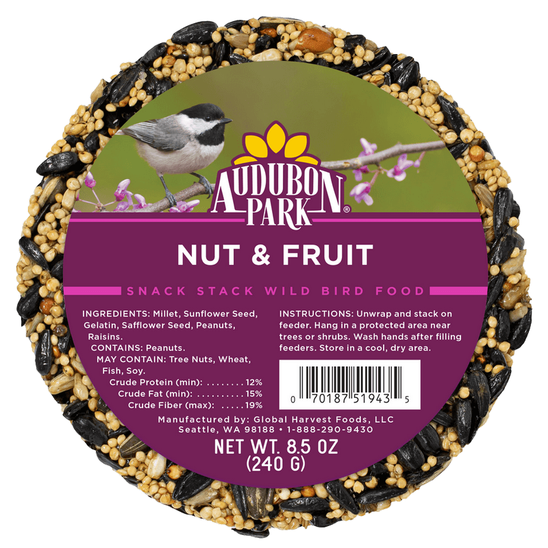 Audubon Park Nut & Fruit Snack Stack for Wild Birds