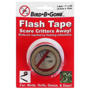 Bird-B-Gone Mylar Flash Tape Critter Repellent 1 inch x50 feet