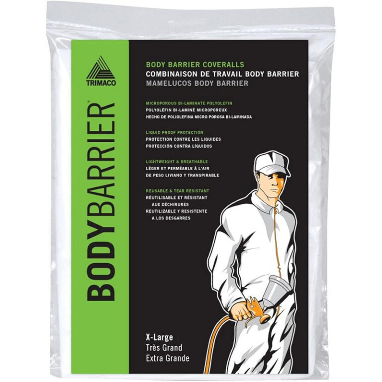 Body Barrier Protective Coveralls XL Zip White