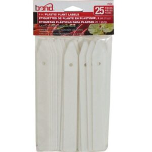 Bond White Plastic Plant Marker 25 pk 4