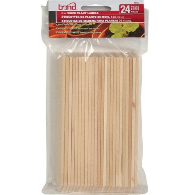 Bond Wood Plant Marker 24 pk 6