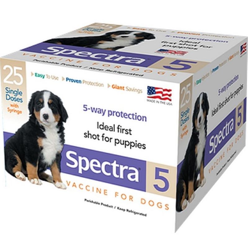 Canine Spectra 5 1 Dose Puppy Vaccine