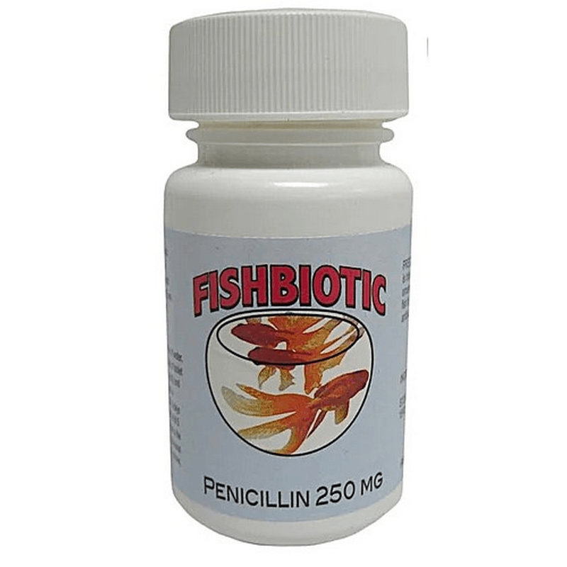Fishbiotic Penicillin 250 mg 60 ct Fish Medicine
